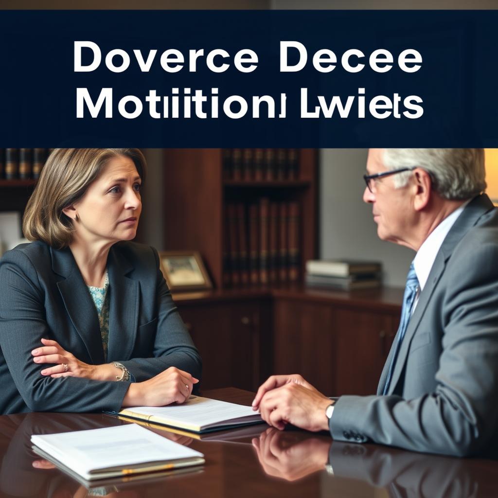 Divorce Decree Modification Lawyer Stafford County, VA